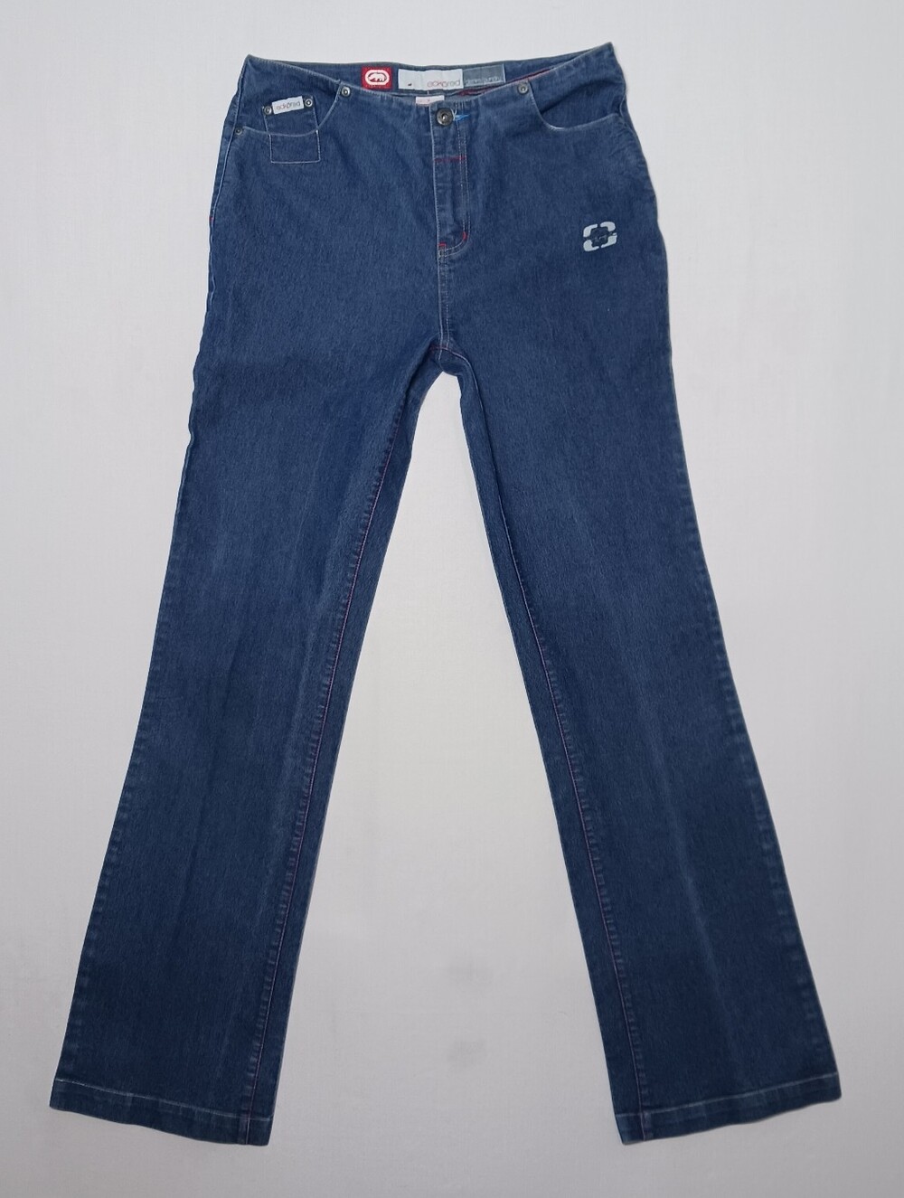 Ecko Unlimited Women's Dark Blue Straight Leg Jeans